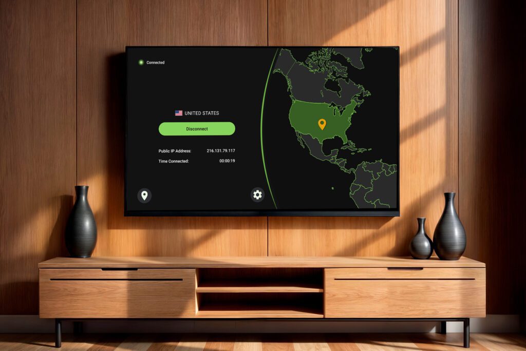 IPVanish app on Android TV