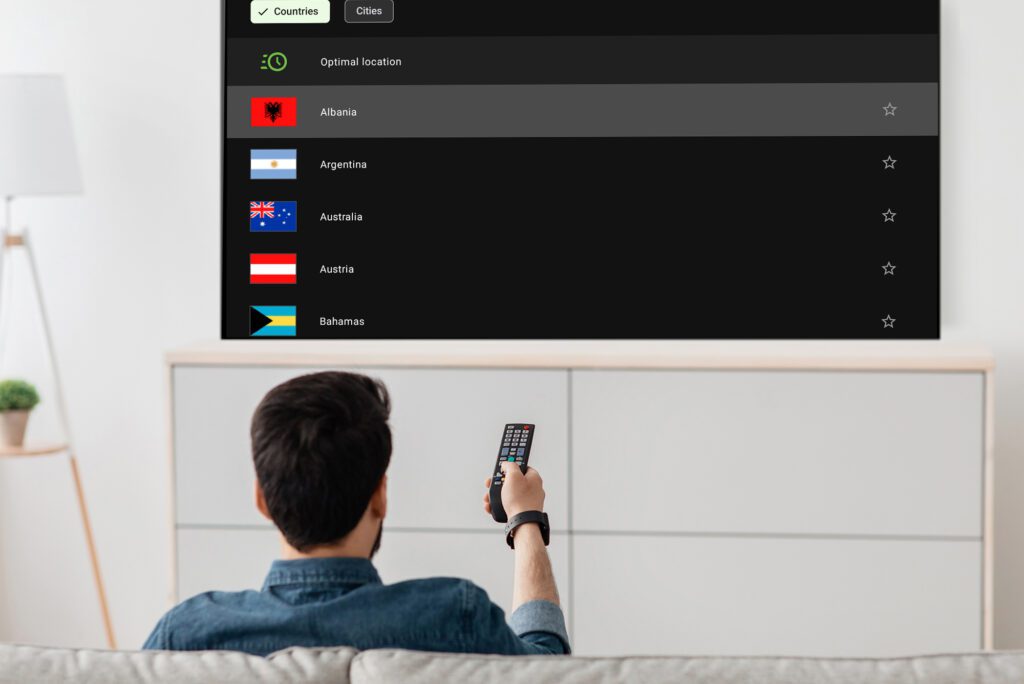 IPVanish app on Android TV