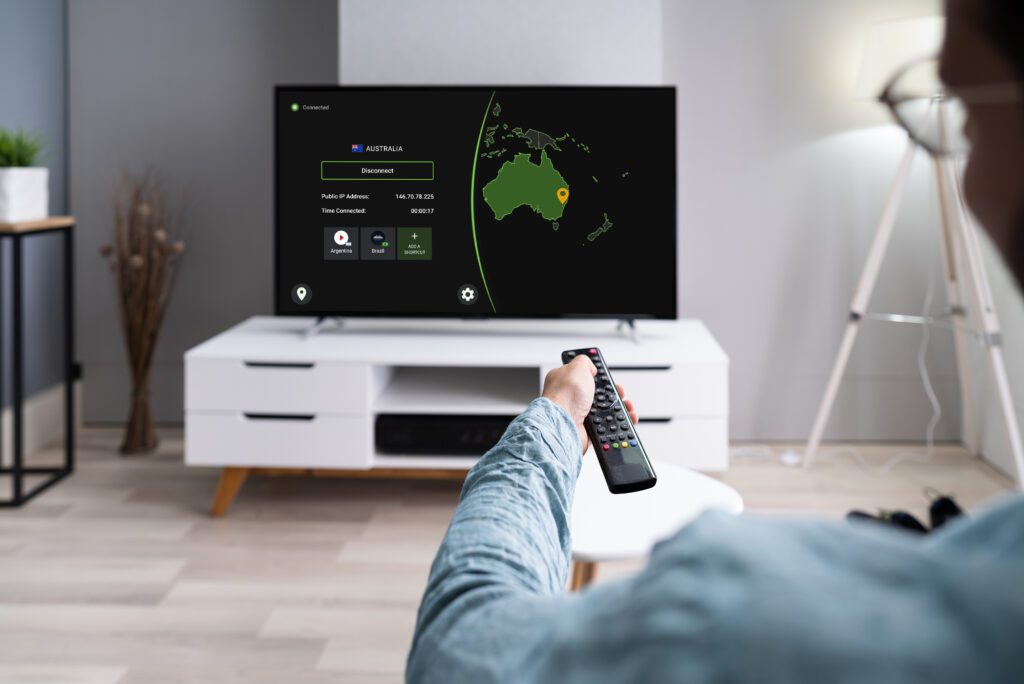 IPVanish app on Android TV