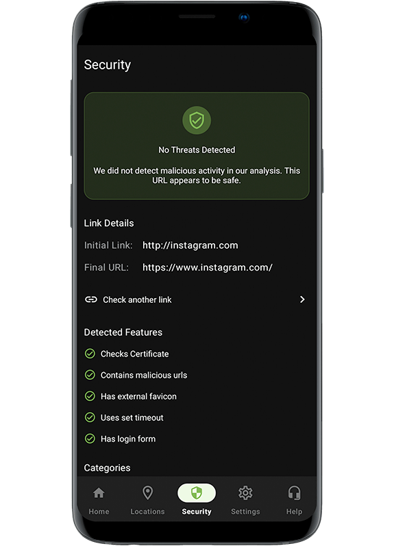 Link Checker on Android