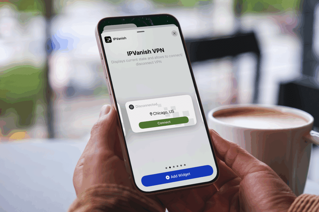 Mobile displays of widgets one of many lesser known VPN app tips to share about IPVanish