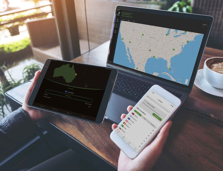 IPVanish app on devices