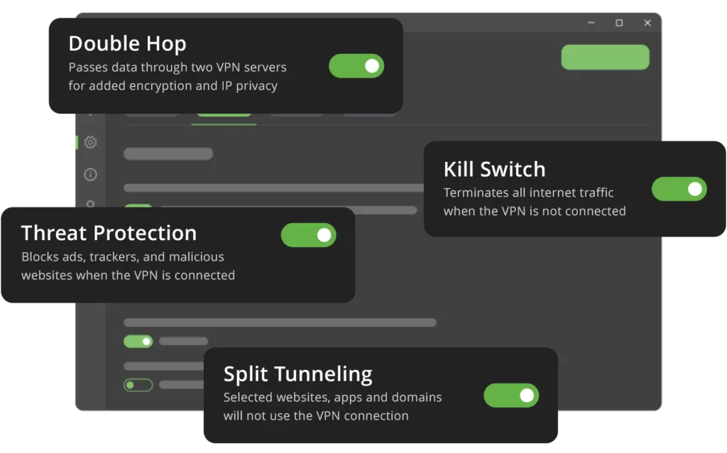 IPVanish app features
