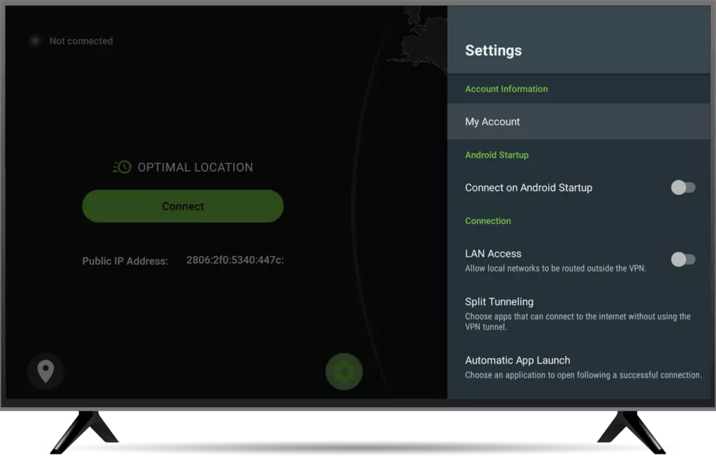 IPVanish App for NVIDIA SHIELD