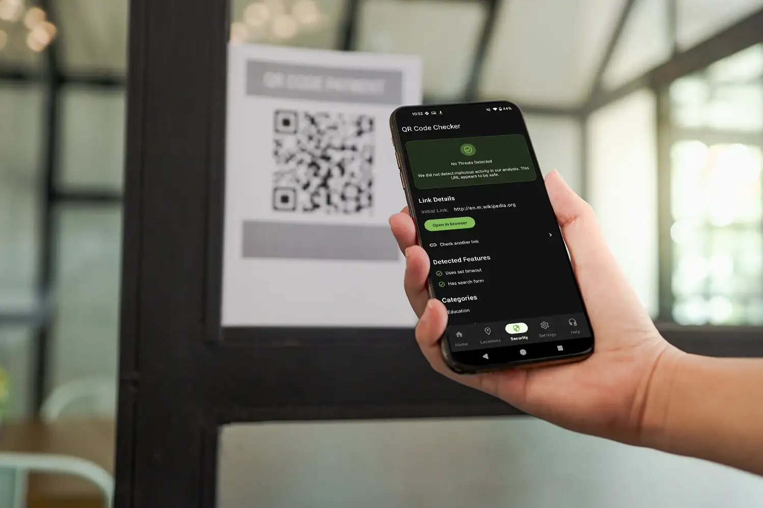 IPVanish QR code checker image