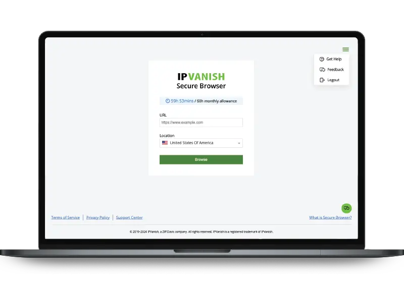 IPVanish Secure Browser